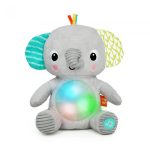   Bs Bright Starts Plüss Játék Zenélő Világító Hug-A-Bye Baby™ Elefánt 0Hó+