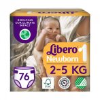 Libero Newborn 1 Pelenka 2-5Kg 76Db Új