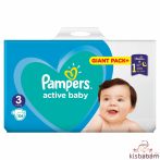 Pampers Active Baby 3 Giant Pack Pelenka 6-10Kg 90Db